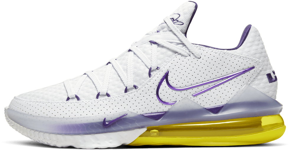 The Nike LeBron 17 Low Gets Dressed in 'Lakers' Colors