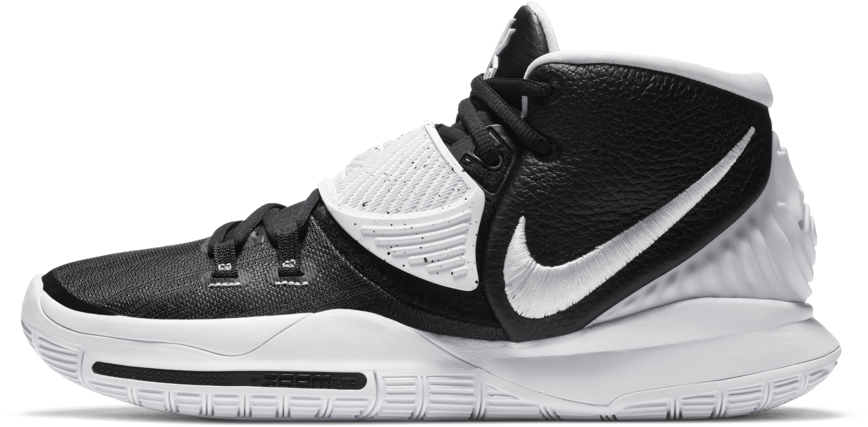 kyrie 6 black white soar