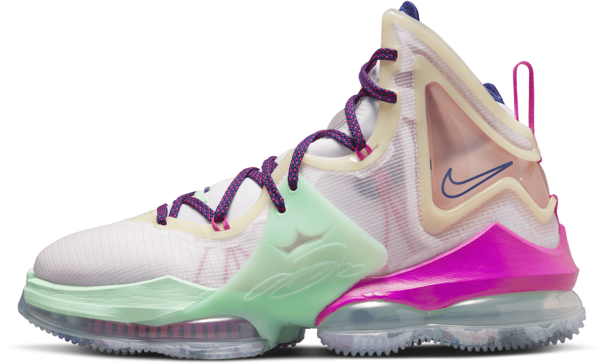 Lebron james shoes pink and grey on sale