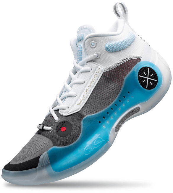 LiNing Way of Wade 10 “TNS” Fashion Basketball Shoes in White/Blue