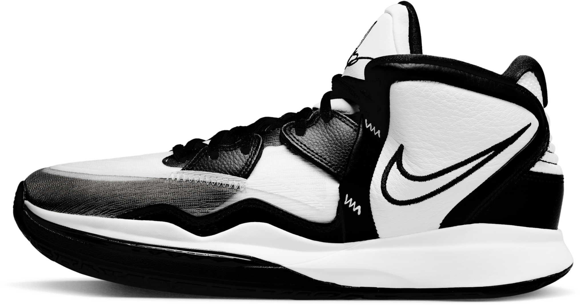 NIKE KYRIE 8 White/White-Black Men's Size 8.5 | eBay