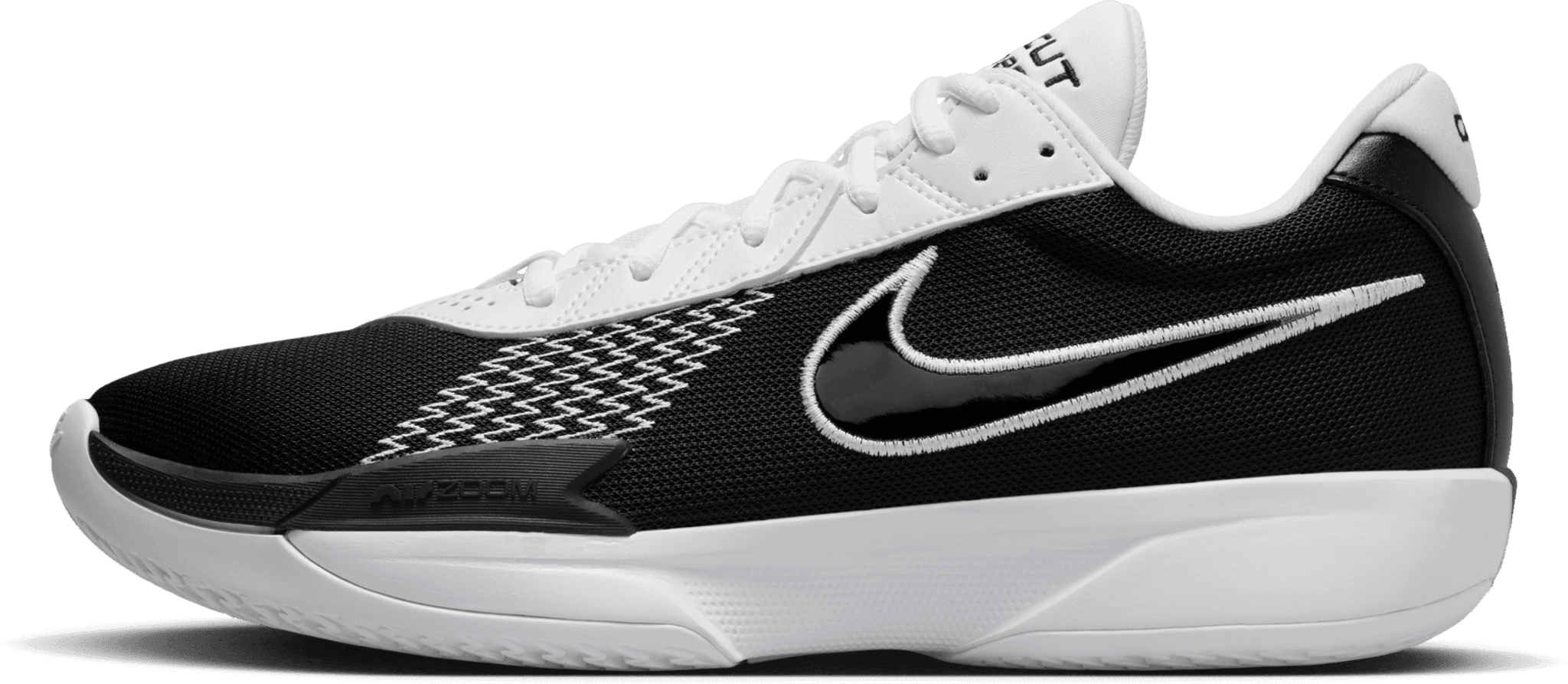 black and white nike zoom trainers