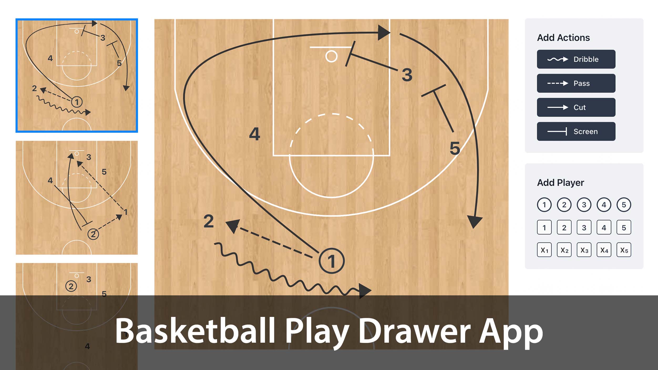 Basketball Play Creator App Easily Draw Plays in the Browser